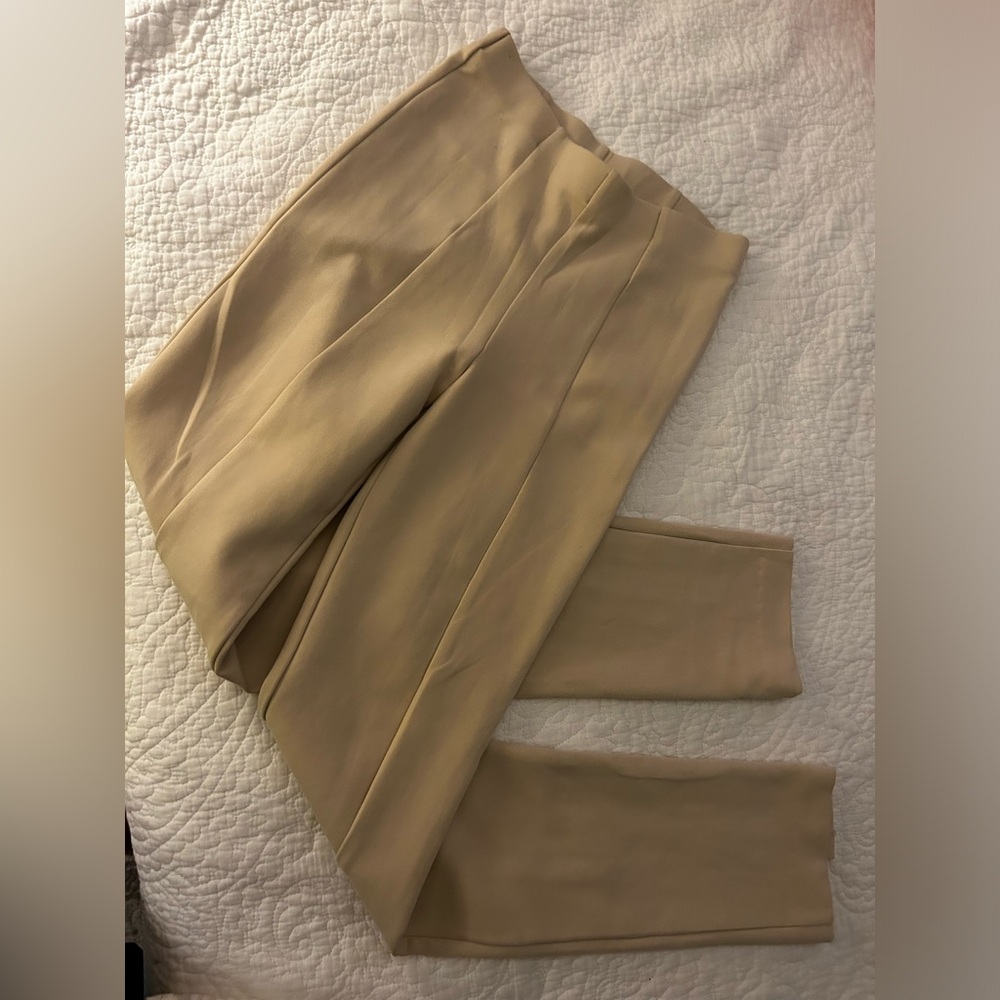 Emory Park Tan Straight Leg Pants Timeless Style